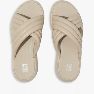 Fitflop Beige Cross-Strap Sandals